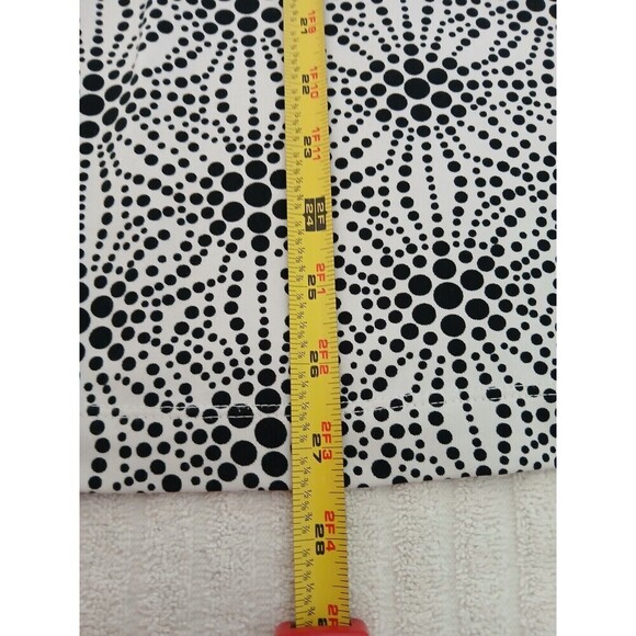 Weekends Chicos 3  XL Top Womens Polka Dot 1/4 Zip Mock Neck Stretch Golf - Picture 8 of 14